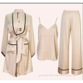 Long Sleeve Women Modal Viscose Pajamas Set Sleepwear